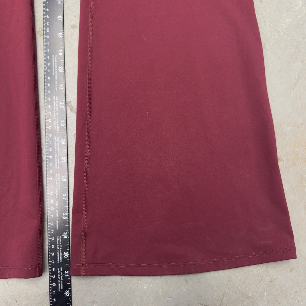 FIGS Seville Flare Scrub legging Burgundy Maroon Flare Scrub Pants 2XL NEW - Picture 7 of 7